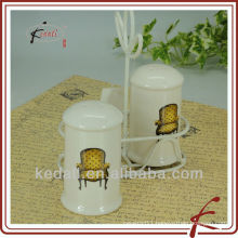 Ceramic SP shaker set with iron holder